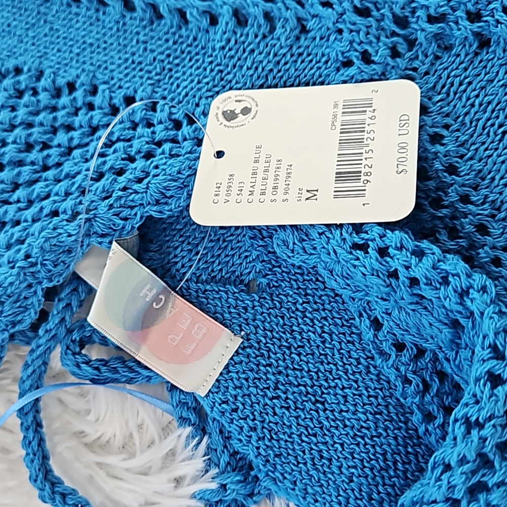 Free People Beach Viola Fauxchet Mini Malibu Blue - Picture 5 of 11